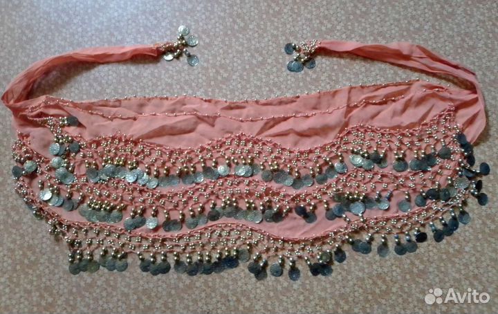 Костюм для восточных танцев+платки,трость,чехол