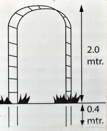 Арка садовая
