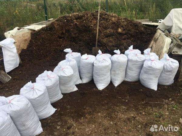 Перегной мешками