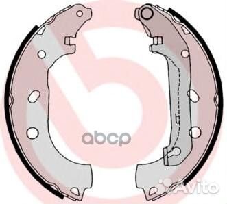 S24539 колодки барабанные Ford Transit/Tourneo