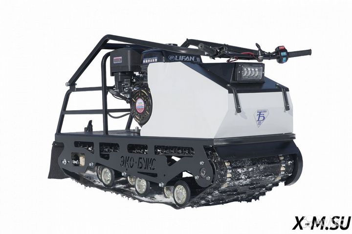 Мотобуксировщик эко-букс V.2 15 л.с. (катковая под