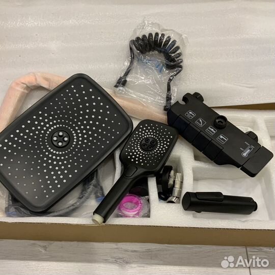 Душевая система с тропическим душем 4в1