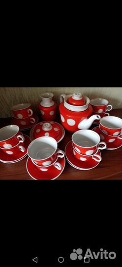 Сервиз чайный ссср.Горох(бронь)