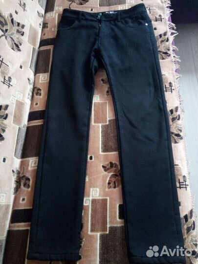 Брюки классические черные зимние