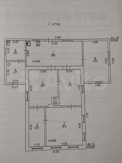 Дом 85,8 м² на участке 85,8 сот.