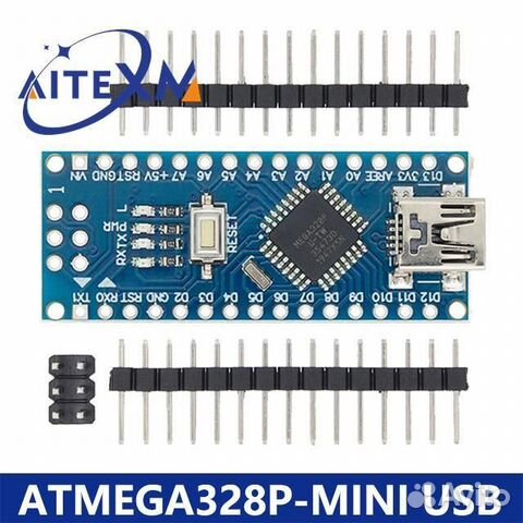 Mini USB Nano 3,0 atmega328P. Si5351.ЖК-1602