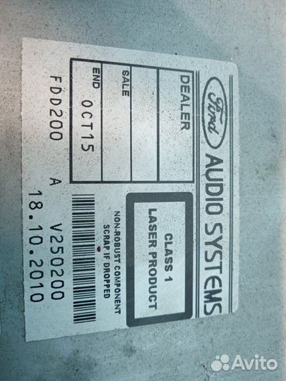 Магнитола Ford Focus 2 CB4 shda 2010