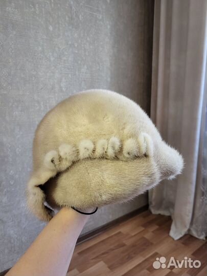 Шапка норковая женская