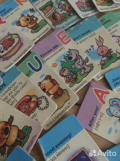 Карточки для изучения английского малышам алфавит