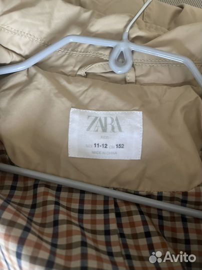 Плащ zara на девочку