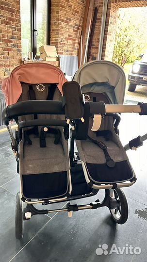 Коляска для двойни bugaboo