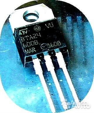 Конденсатор К50-18 0,1Ф 16 В + BTA24-60 + IRF3205