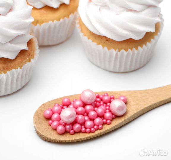 Кондитерская посыпка воздушный дутый рис (шарики)