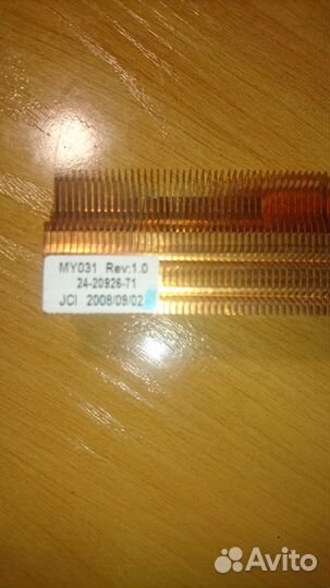 Система охлаждения термотрубка MY031 для ноутбука