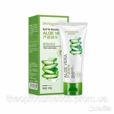 Гель для умывания с экстрактом алоэ Bioaqua
