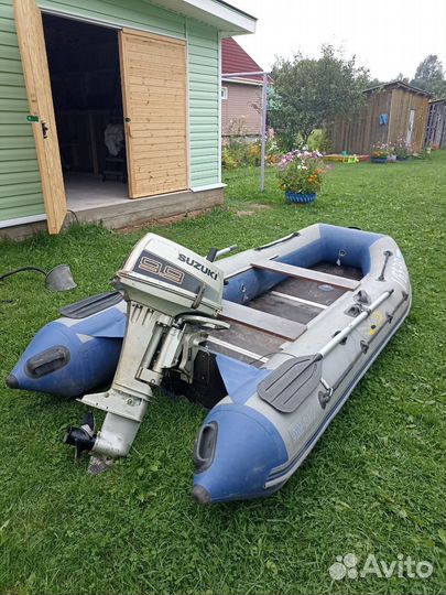 Лодка Адмирал 320 + лодочный мотор suzuki 9,9