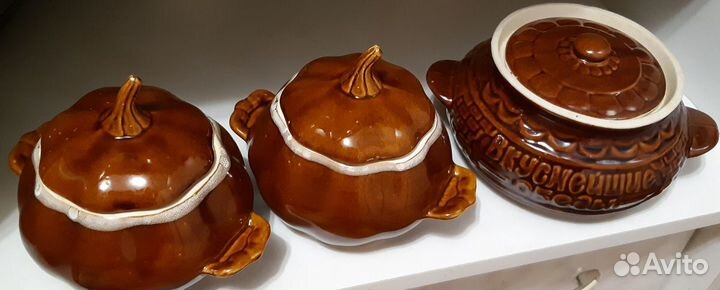 Глиняные горшочки для запекания