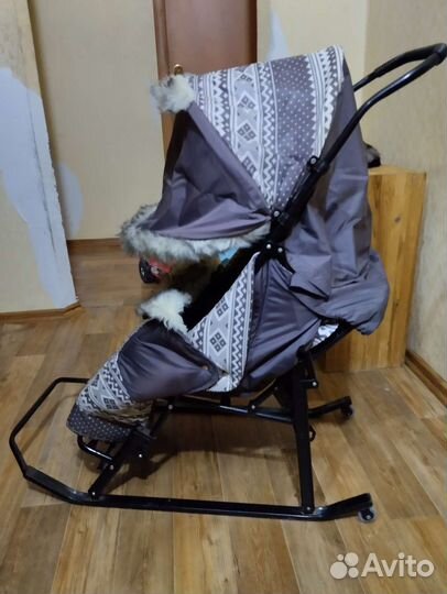 Детские санки коляска