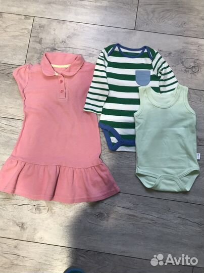 Вещи пакетом на девочку от 3 мес до 1 года