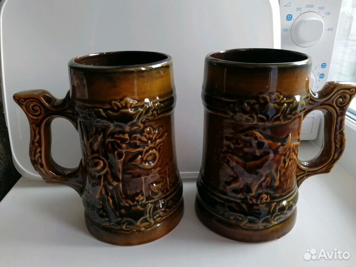 Керамическая пивная кружка