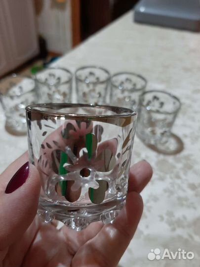 Стопки, 3 комплекта по 6 шт., новые, на подарок