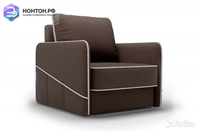 Кресло еврокнижка Энерджи коричневое