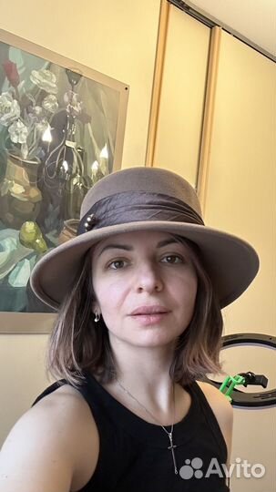 Шляпа фетровая женская