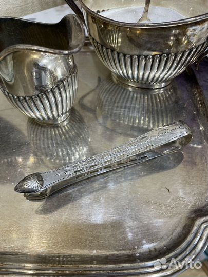 Кофейник, сахарница, сливочник