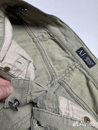 Льняные Брюки Armani Jeans Vintage Linen Pant (34)