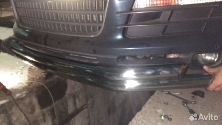 Защита бампера 60/42 мм Audi Q7 2005-2015