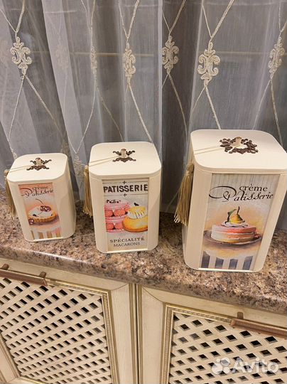 Деревянные банки для кухни