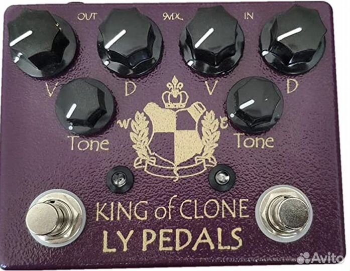 Педаль эффектов овердрайв LYR King Of Clone