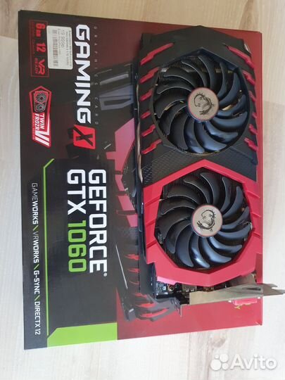 Видеокарта msi gtx 1060 6gb