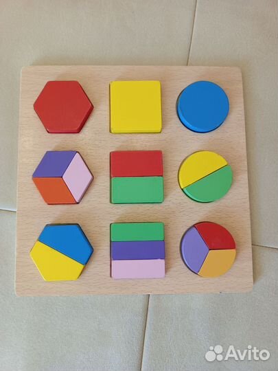 Развивающие игрушки деревянные