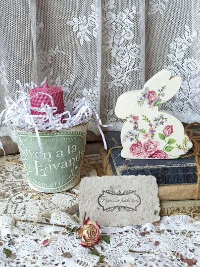 Зайка игрушка деревянная