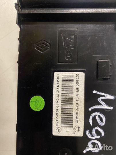 Блок управления отопителем Renault Megane 3