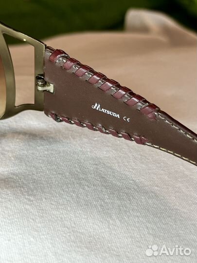 Очки matsuda MA1937 (кожаные вставки)