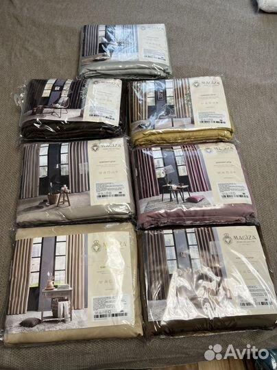 Шторы блекаут комплект(2шт) в ассорт. новые