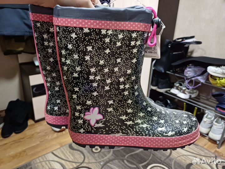 Детские резиновые сапоги