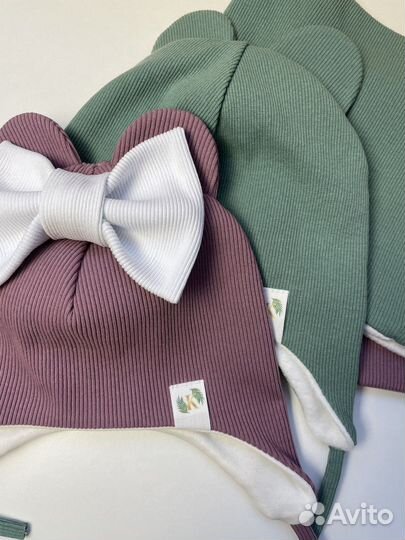 Шапочки с вязочками