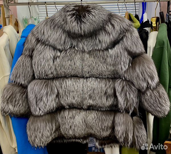 Шуба из чернобурки