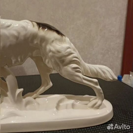 Статуэтка Hertwig ГДР борзая