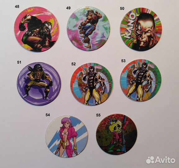 Фишки: Andic, Вандам, Yakuza, Dunkin 90-х годов