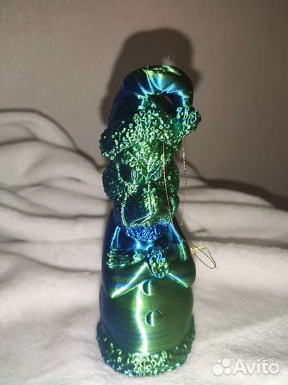 Ёлочная игрушка (Гринч) на 3d принтере