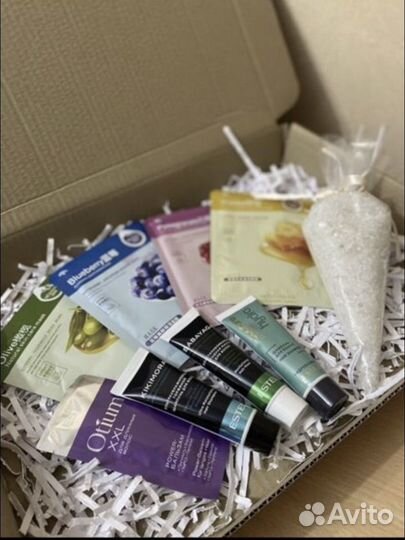 Подарочный набор в синем цвете для девушки