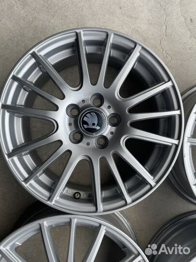 Литые диски R-15. 5/100. Skoda Rapid.Fabia.VW Polo