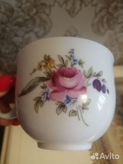 Чайный сервиз мейсенский букет, Чехословакия