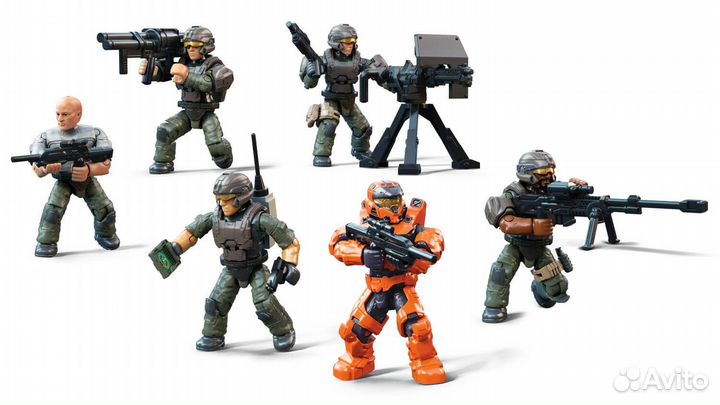 Halo Mega Bloks набор морпехи - конструктор