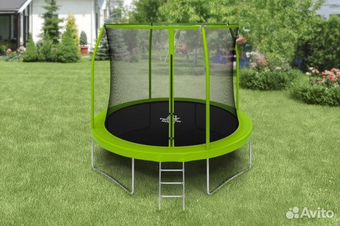 Батут с лестницей triumph nord