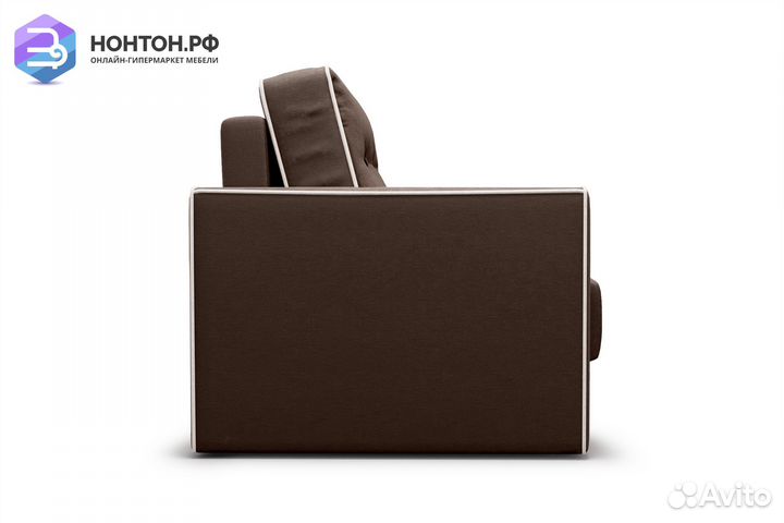 Кресло еврокнижка Леон коричневое